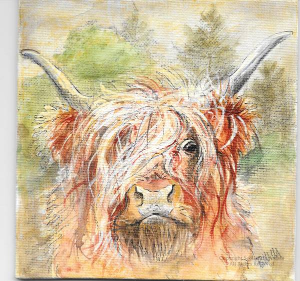 Greeting Card - Hamish - From an Original Acrylic painting