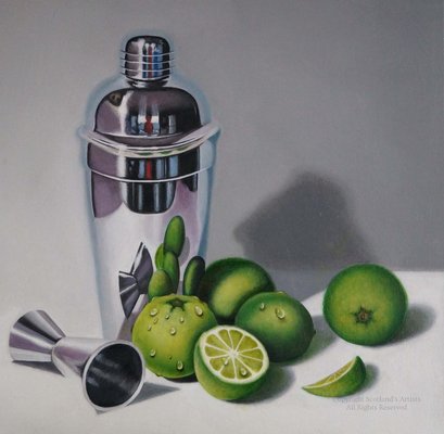 Lime Appetiser - Oil on Canvas - 30cm x 30cm